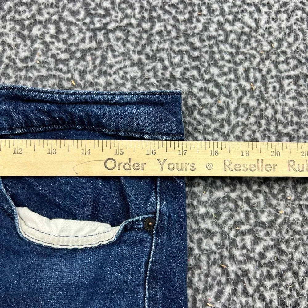 Levis 514 Jeans Men 34x30 Straight Fit Blue Denim Stretch Faded Pockets
